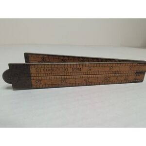 Very Good Condition Antique STANLEY  SWEETHEART No. 84 4 fold 24 inch ruler rule